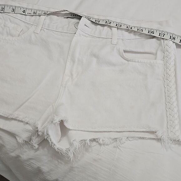 JBrand White Denim Cutoff Shorts 30 - Picture 5 of 8